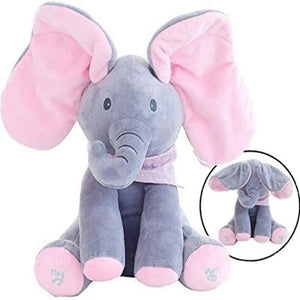 Elephant Doll Peekaboo Plush  Electric Music.