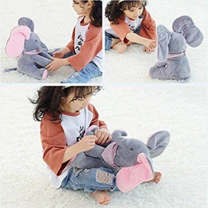 Elephant Doll Peekaboo Plush  Electric Music.