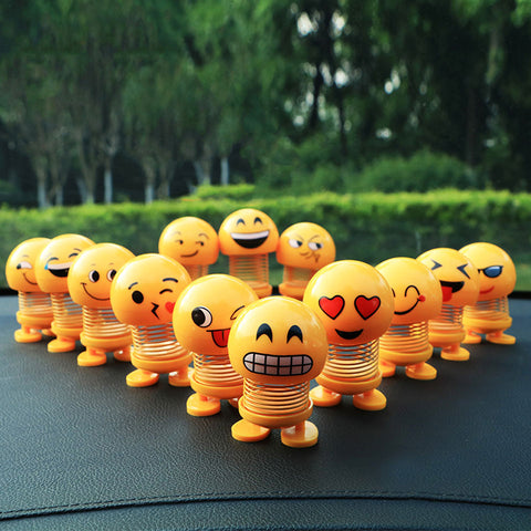 Emoji Automobiles Decor Toys Cute.
