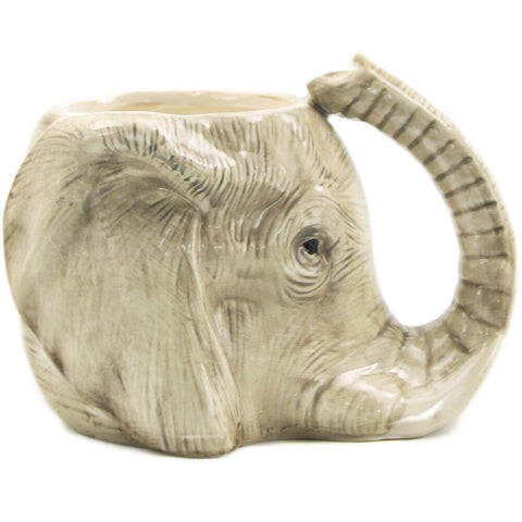 Elephant Adventure 3D Elephant Mug Ceramic Elephant Cup.