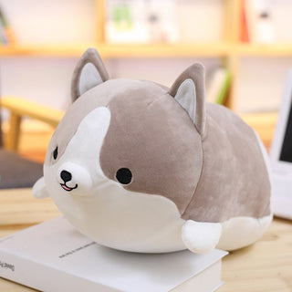 Cute Corgi Dog Plush Toy Stuffed Soft Animal Cartoon.